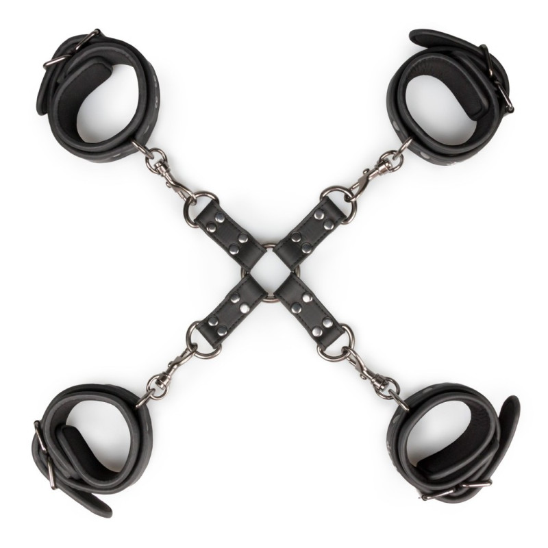 EasyToys Fetish Collection Kit de 4 menottes avec Croix
